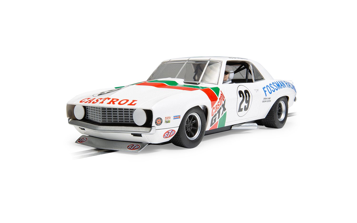 Scalextric C4643 1:32 Castrol Racing Trans Am 1971 Chevrolet Camaro Slot Car
