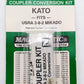 Micro-Trains 2002 N Scale Coupler Conversion Kit Fits: Kato