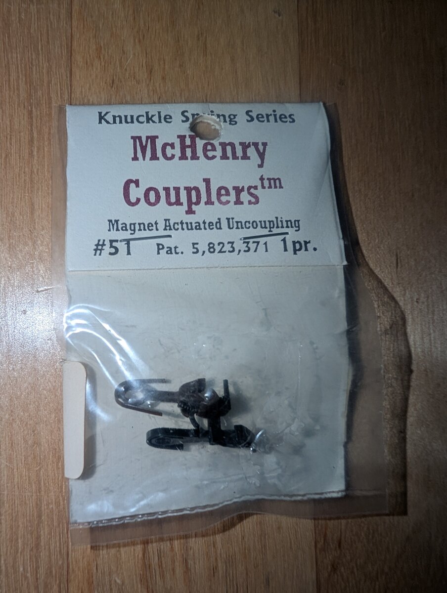 McHenry Couplers 51 HO Scale Magnet Actuated Uncoupling Pair