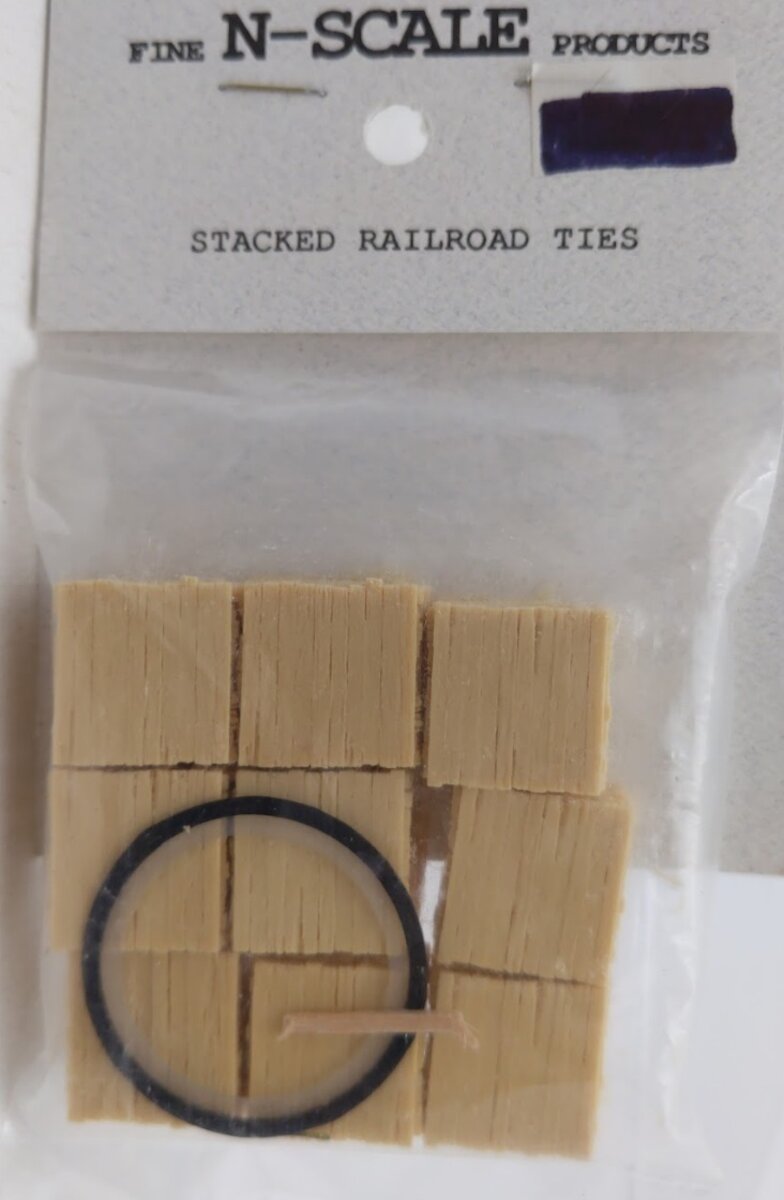 Fine N Scale Products FNL-1010 N Scale Stacked Railroad Ties