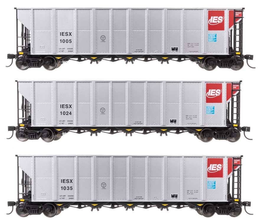 Walthers 910-56876 HO IESX 50' RD-4 Hopper RTR #1005, #1024, #1035 (Set of 3)