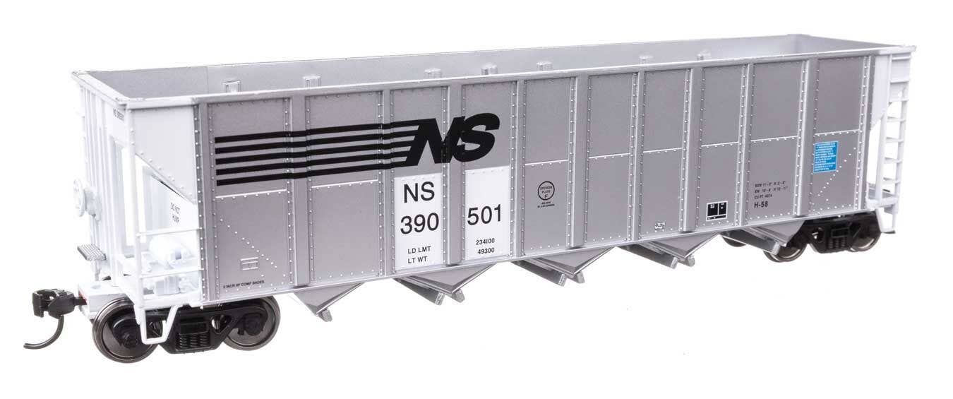 Walthers 910-56877 HO NS 50' RD-4 Hopper #390501, #390508, #390515 (Set of 3)