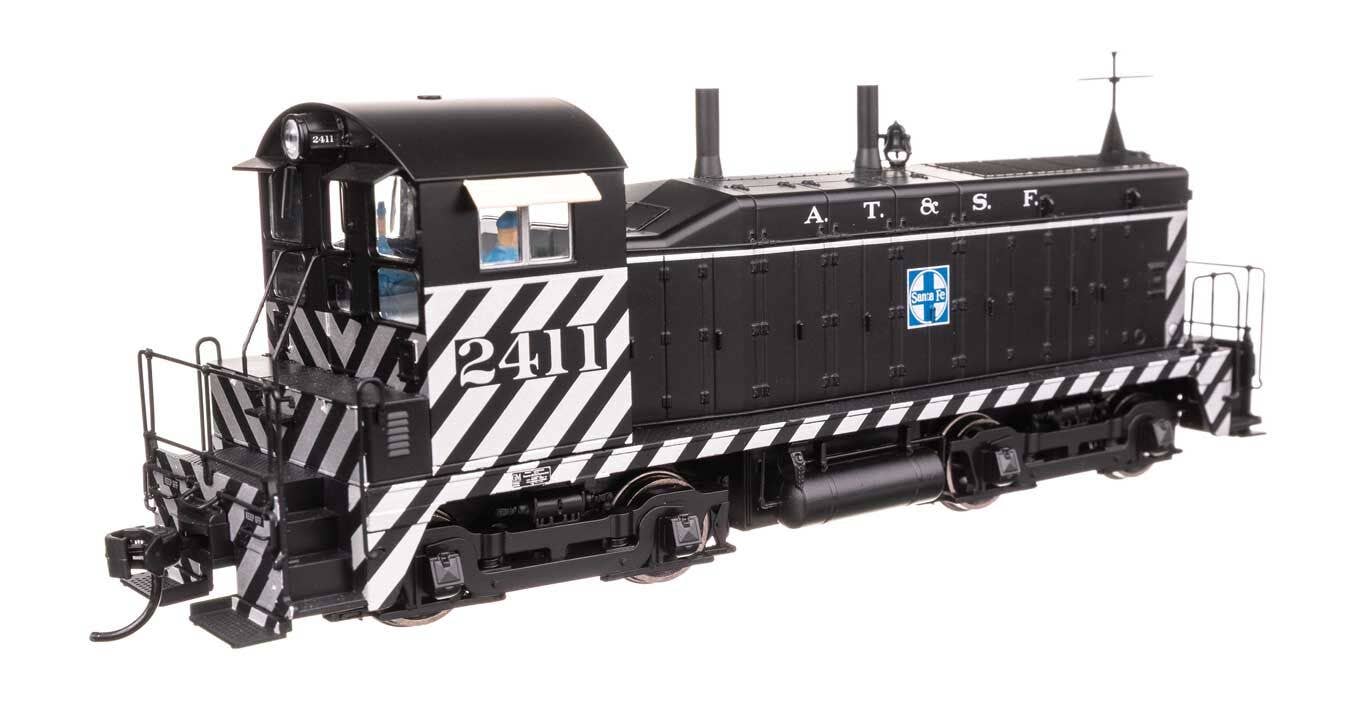 Walthers 920-43502 HO Santa Fe EMD NW2 Diesel Locomotive with Sound & DCC #2411