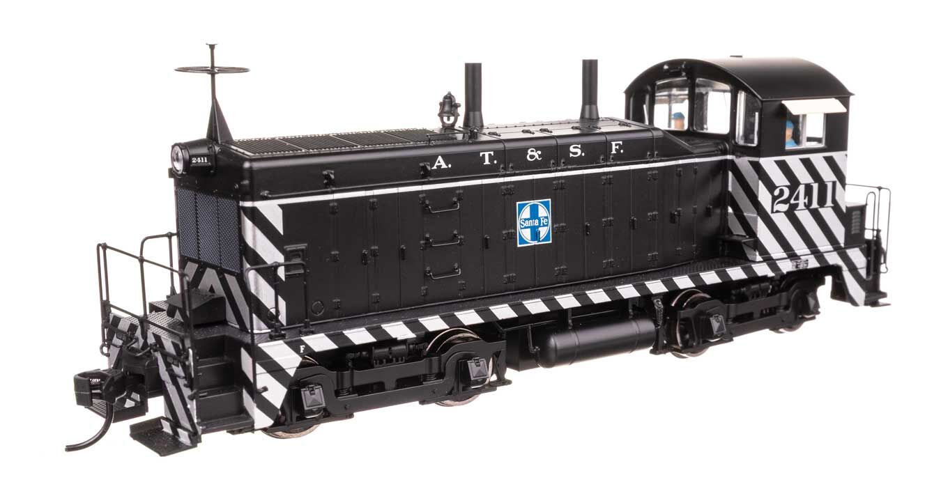 Walthers 920-43502 HO Santa Fe EMD NW2 Diesel Locomotive with Sound & DCC #2411