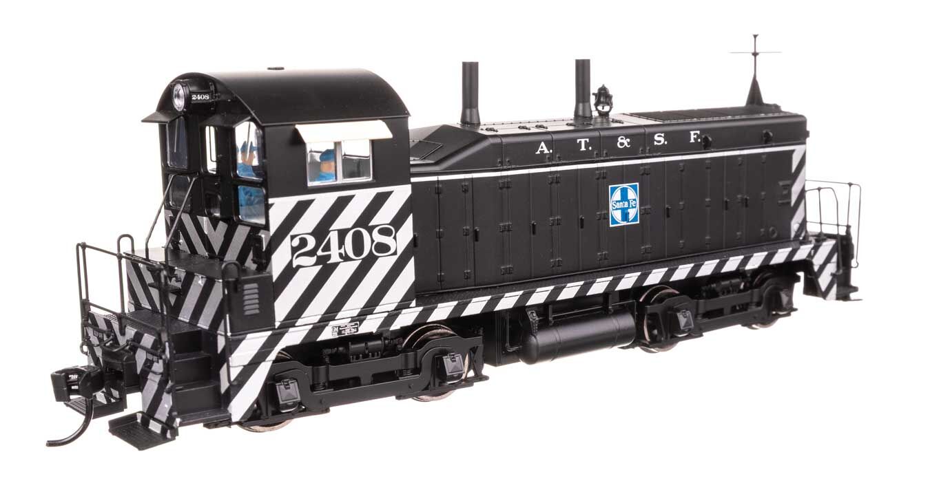 Walthers 920-43501 HO A.T.&S.F. EMD NW2 Diesel Locomotive w/ Sound and DCC #2408