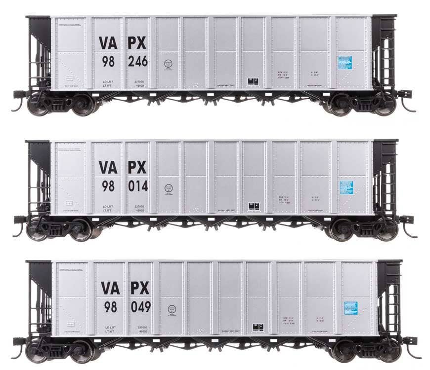 Walthers 910-56881 HO VAPX 50' RD-4 Hopper RTR #98014, #98049, #98246 (Set of 3)