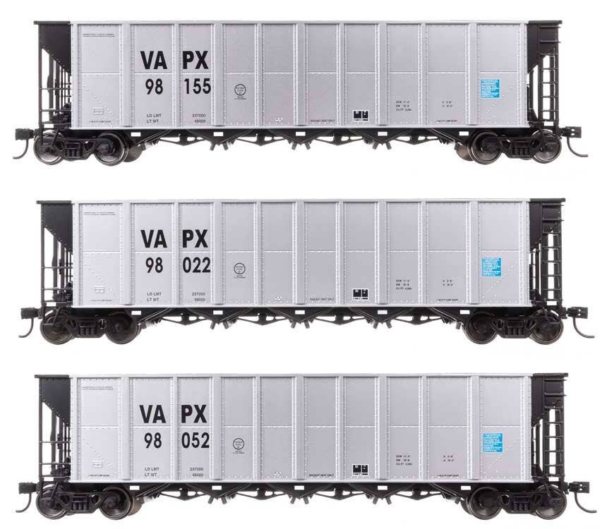 Walthers 910-56882 HO VAPX 50' RD-4 Hopper RTR #98022, #98052, #98155 (Set of 3)