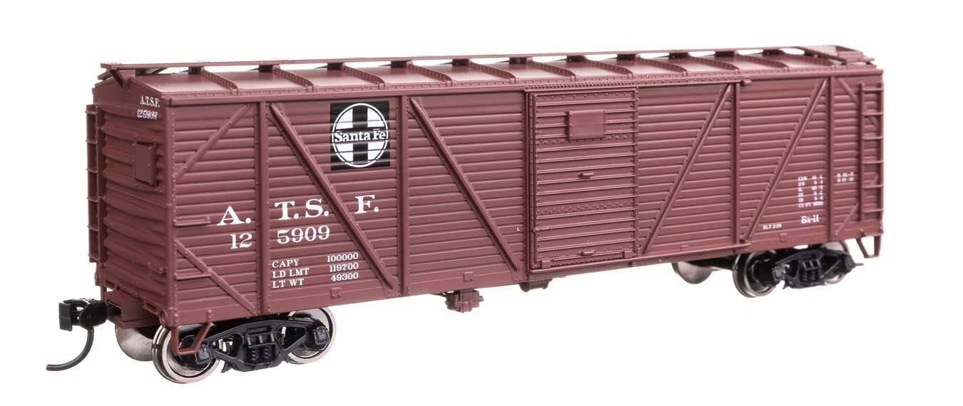 Walthers 910-40351 HO Santa Fe 40' ARA Single Sheathed Boxcar RTR #125909