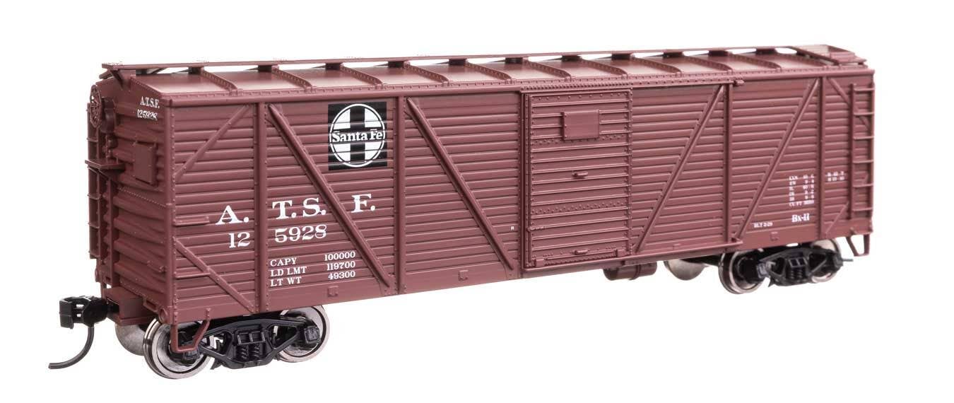 Walthers 910-40352 HO Santa Fe 40' ARA Single Sheathed Boxcar RTR #125928
