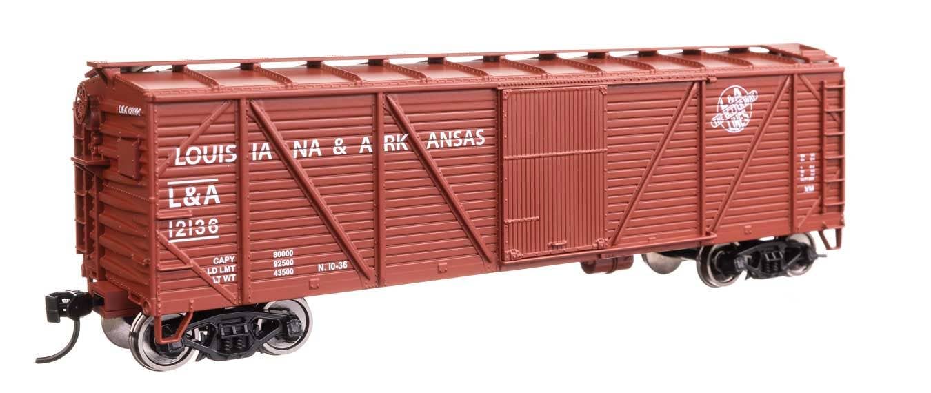 Walthers 910-40368 HO L&A 40' ARA Single Sheathed Boxcar Ready to Run #12136