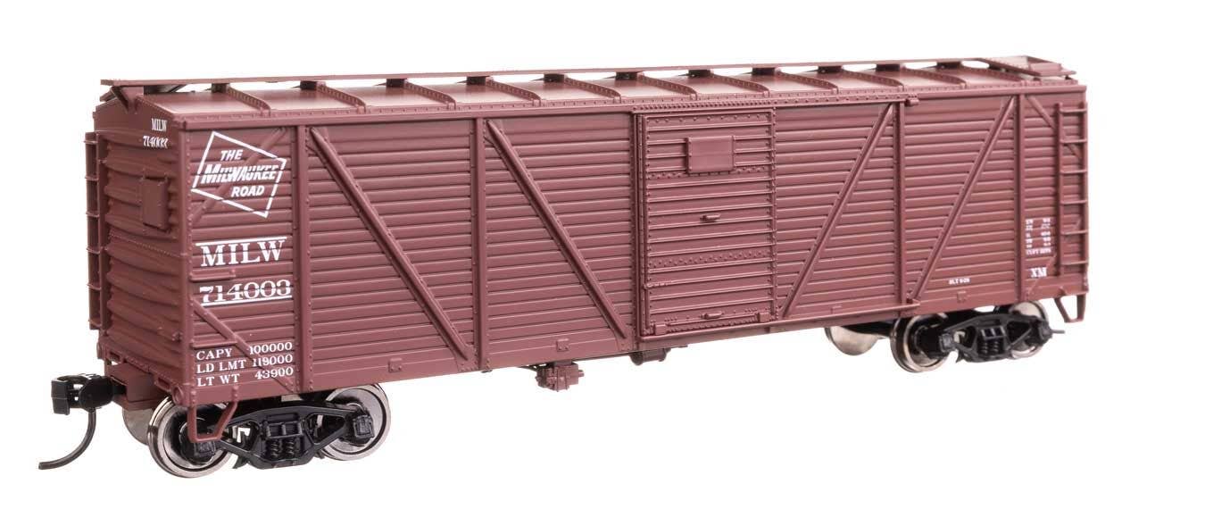 Walthers 910-40371 HO MILW 40' ARA Single Sheathed Boxcar Ready to Run #714003