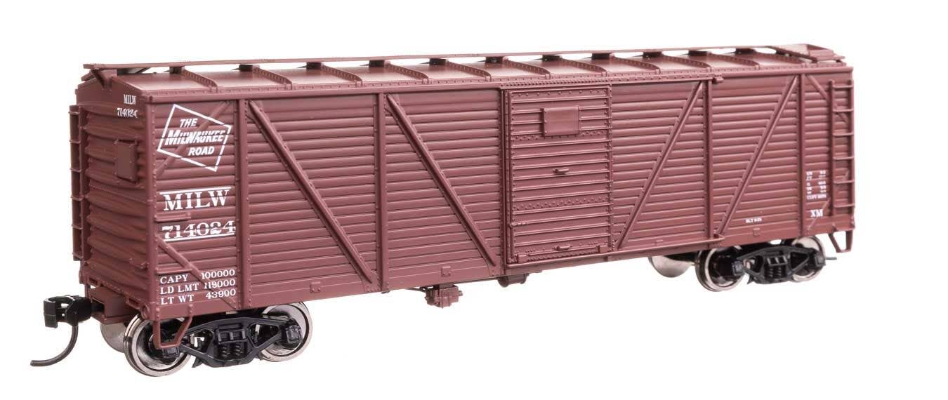 Walthers 910-40372 HO MILW 40' ARA Single Sheathed Boxcar Ready to Run #714024