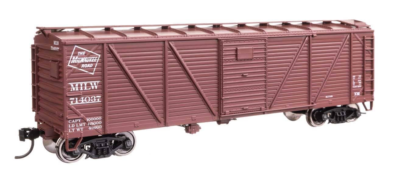 Walthers 910-40373 HO MILW 40' ARA Single Sheathed Boxcar Ready to Run #714037