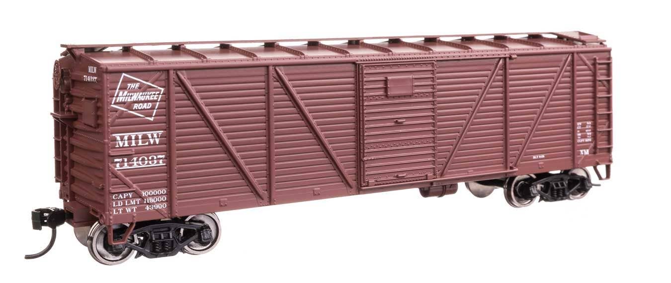 Walthers 910-40373 HO MILW 40' ARA Single Sheathed Boxcar Ready to Run #714037