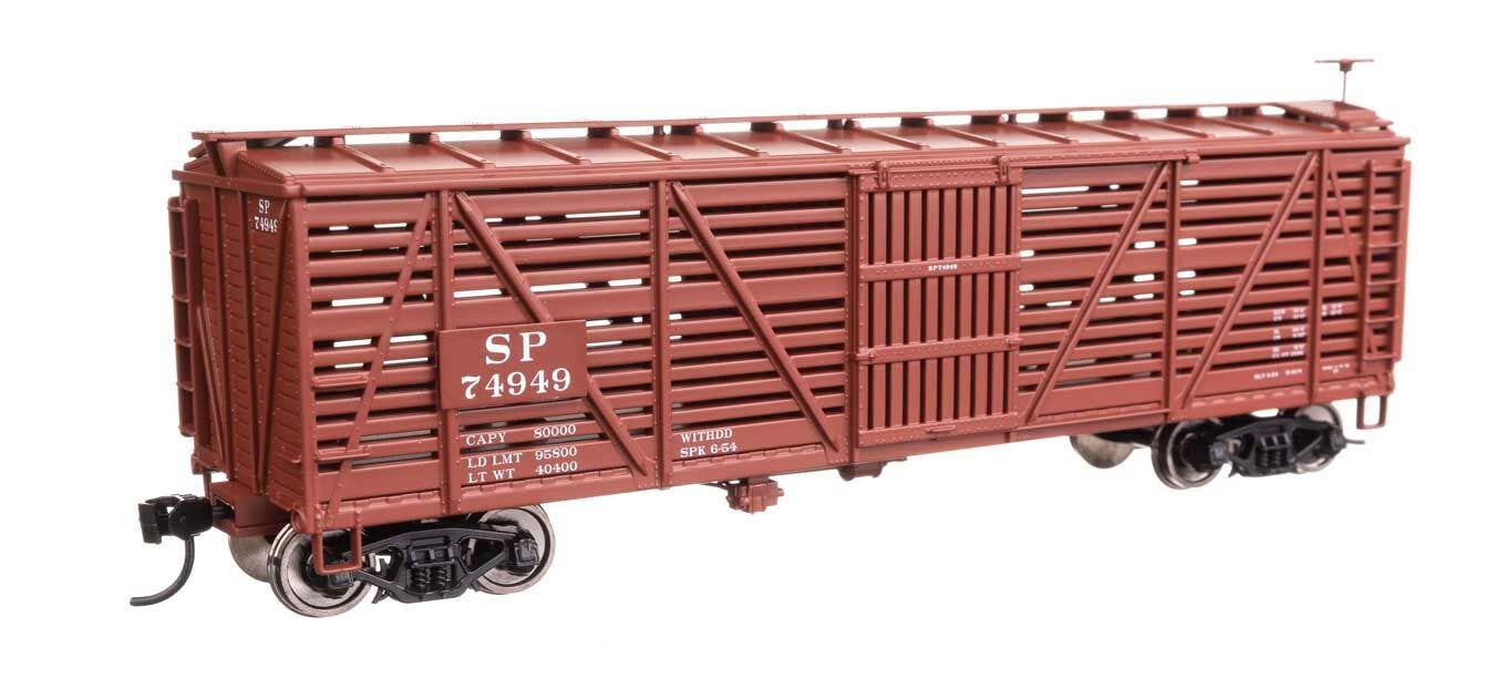 Walthers 910-41469 HO Southern Pacific 40' Wood Stock Car Ready to Run #74949
