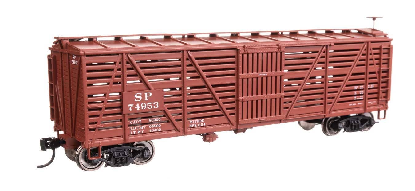 Walthers 910-41470 HO Southern Pacific 40' Wood Stock Car Ready to Run #74953