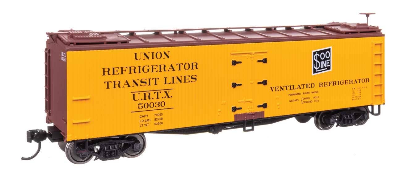 Walthers 910-41240 HO Soo Line 40' Early Reefer Ready To Run #50030