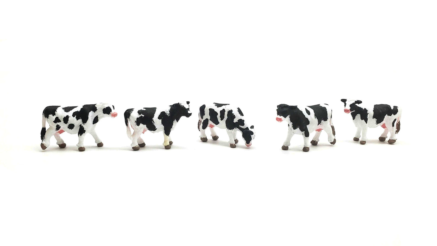 All Scale Miniatures 870977 HO Cow Figure (Pack of 5)