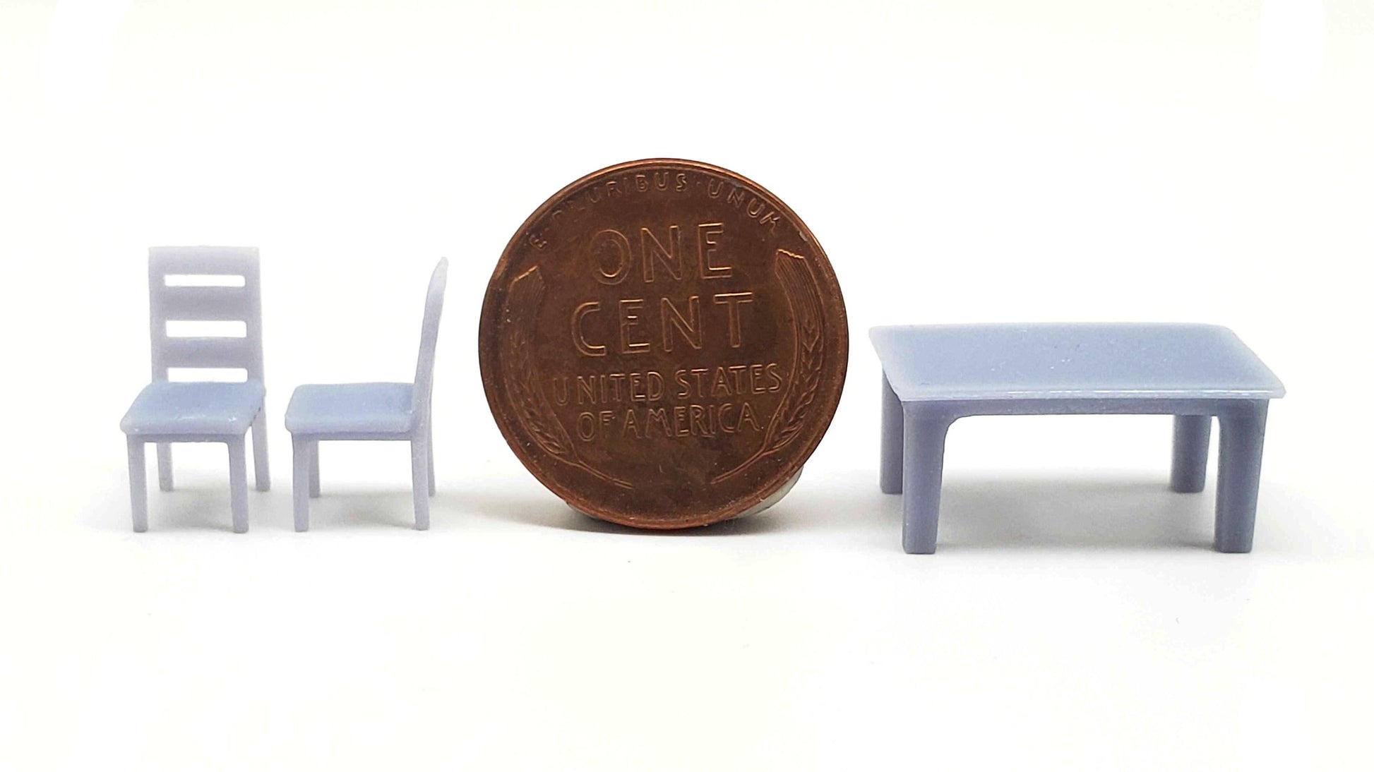 All Scale Miniatures 8701020 HO Common Dining Set