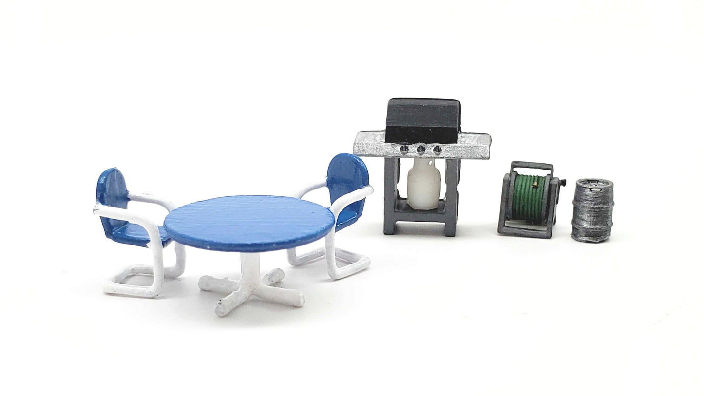 All Scale Miniatures 8701023 HO Patio Set