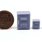 All Scale Miniatures 8701033 HO Traffic Control Cabinet (Pack of 5)