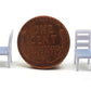 All Scale Miniatures 8711019 HO Common Dining Chairs (Pack of 2)