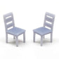 All Scale Miniatures 8711019 HO Common Dining Chairs (Pack of 2)