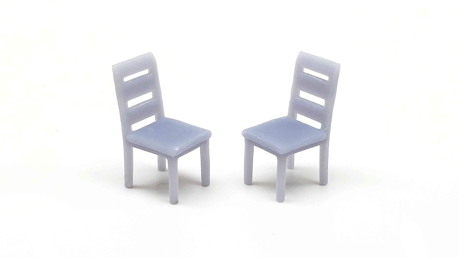 All Scale Miniatures 8711019 HO Common Dining Chairs (Pack of 2)