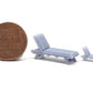 All Scale Miniatures 8711024 HO Patio Lounge Chair
