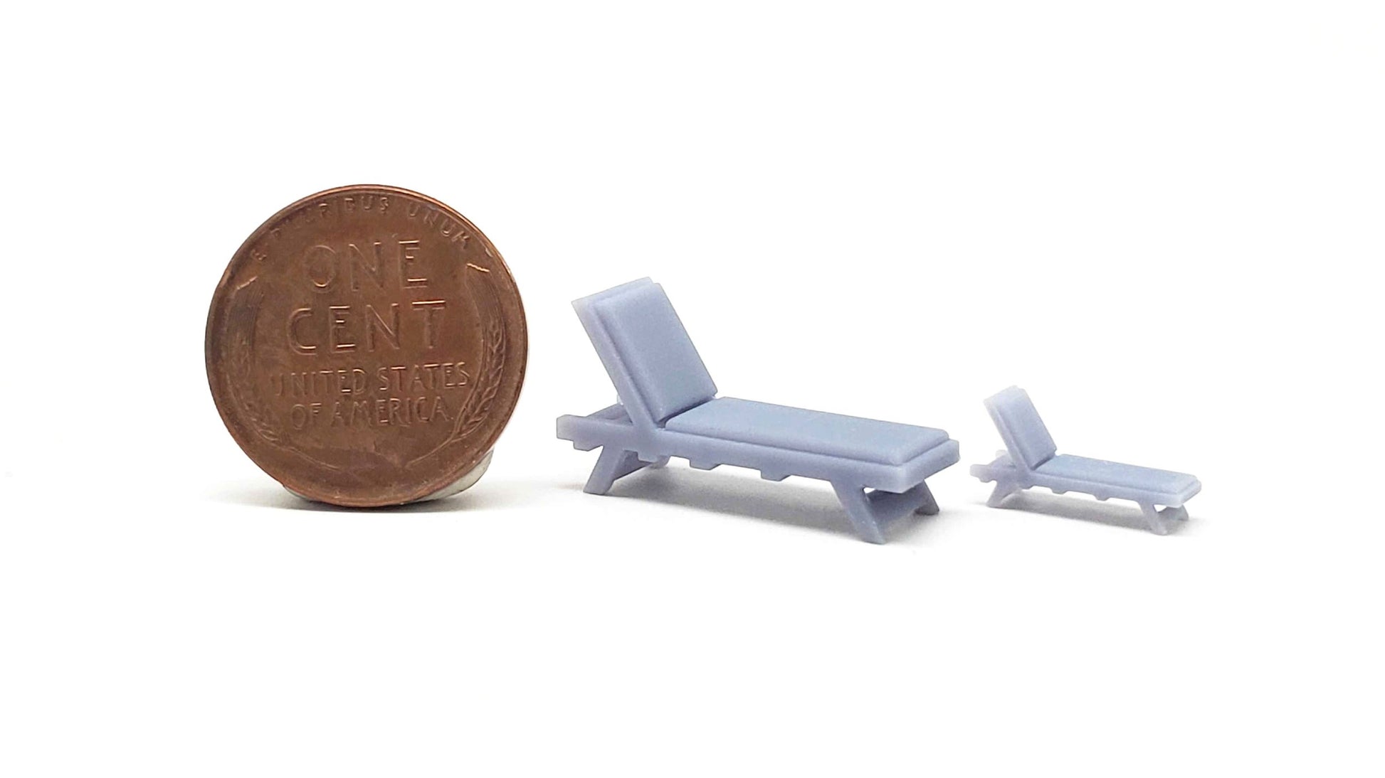 All Scale Miniatures 8711024 HO Patio Lounge Chair