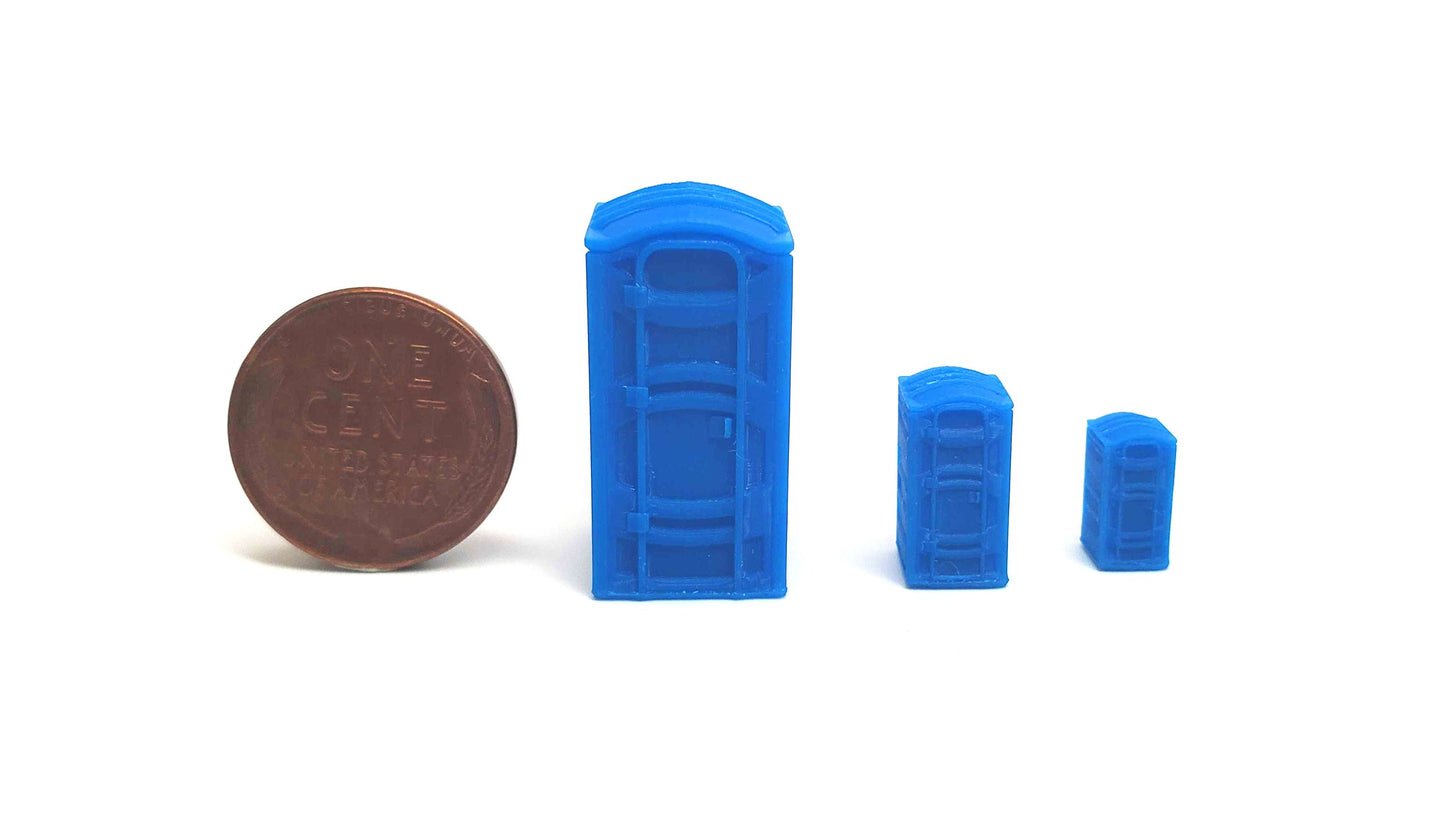 All Scale Miniatures 8711031 HO Portable Toilet