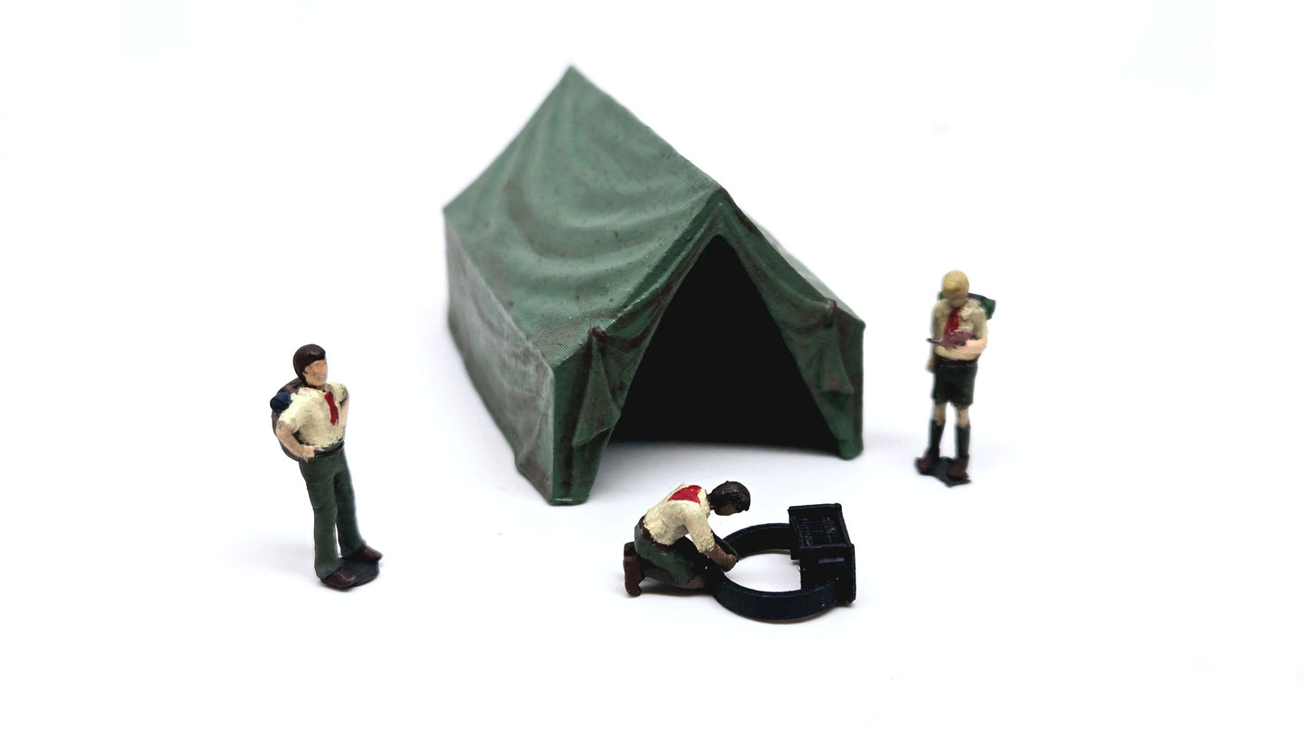All Scale Miniatures 8711034 HO Tent