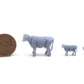 All Scale Miniatures 1600977 N Cow Figure (Pack of 5)