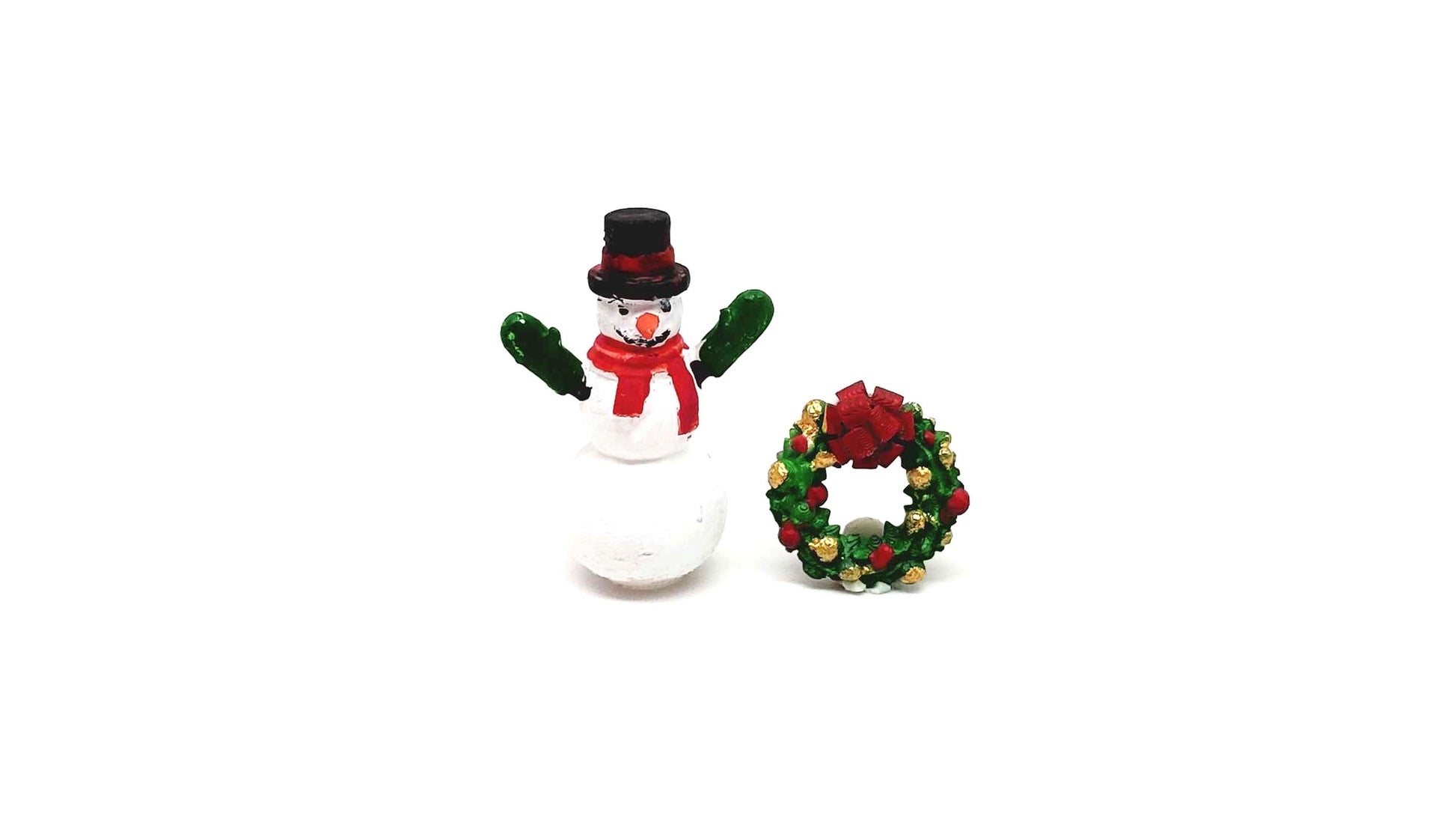 All Scale Miniatures 16001028 N Holiday Wreath (Pack of 5)