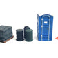 All Scale Miniatures 16011031 N Portable Toilet