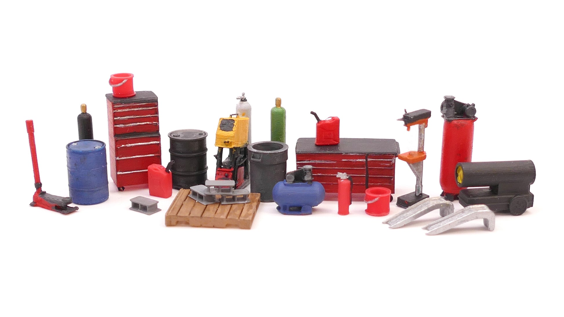 All Scale Miniatures 871949 HO Garage Kit (Set of 25)