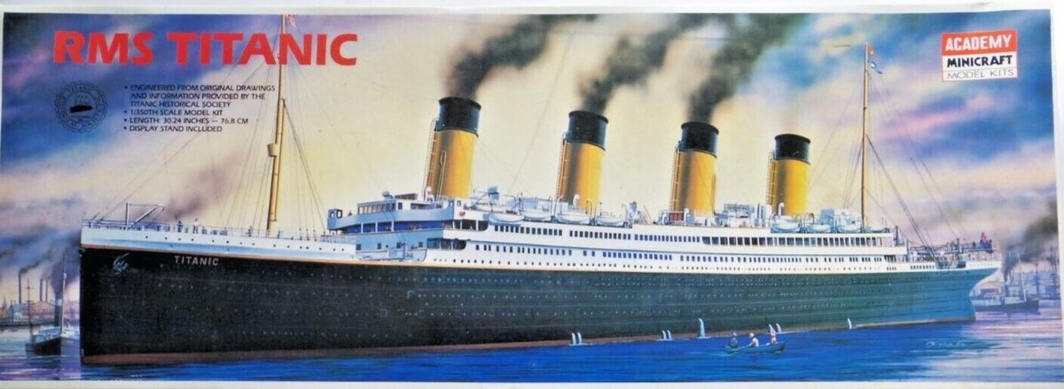 Academy 1405 1:350 RMS Titanic Minicraft Model Kit