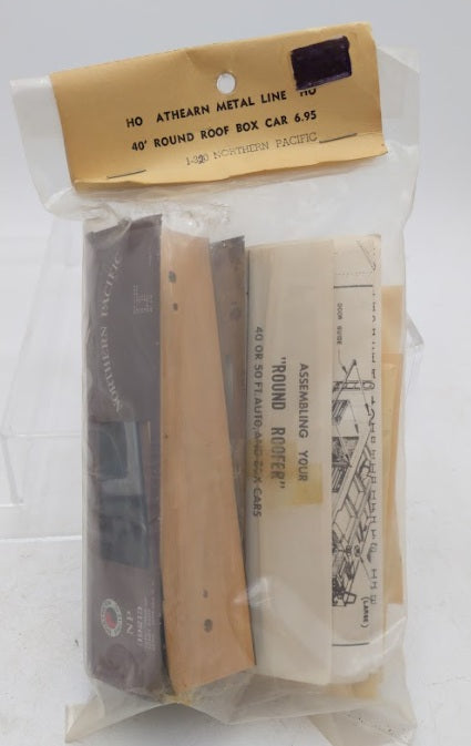 Athearn 1-320 HO Scale 40' Round Roof Box Car Northern Pacific Kit