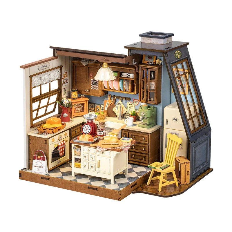 Robotime DG172 1:18 Rolife Baking Kitchen DIY Miniature House