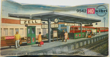 Kibri B-9542 HO Railway Platform Plastic Building Kit