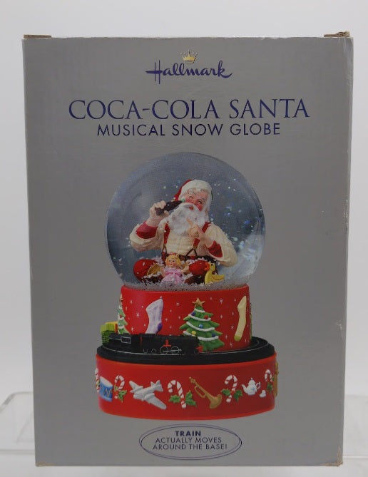 Hallmark 66434 Coca-Cola Santa Musical Snow Globe