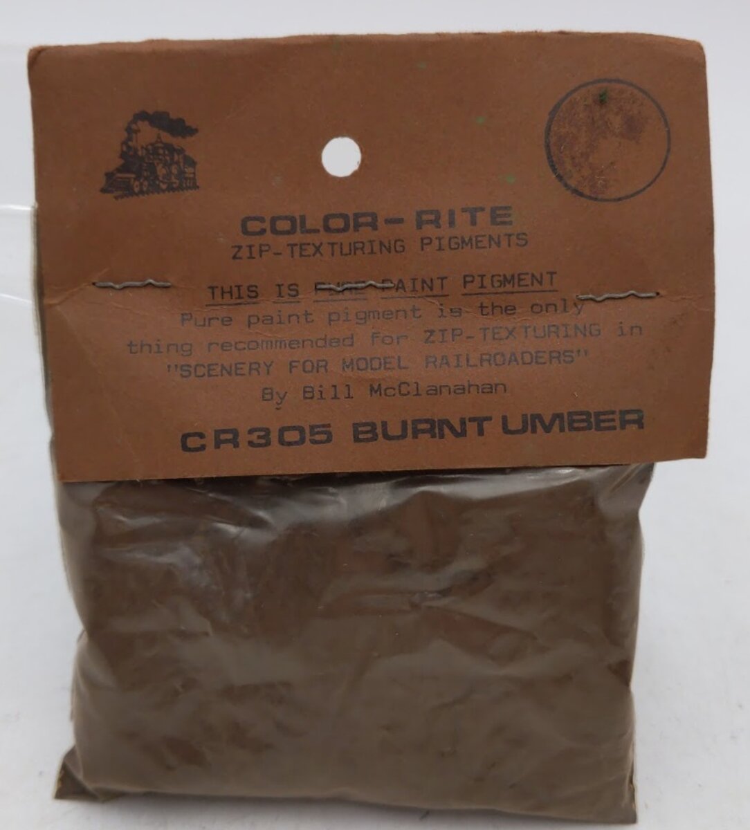 Color-Rite CR305 Zip-Texturing Pigments Burnt Umber