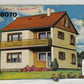 Kibri 8070 HO Scale Two Story Family House Plastic Model Building Kit