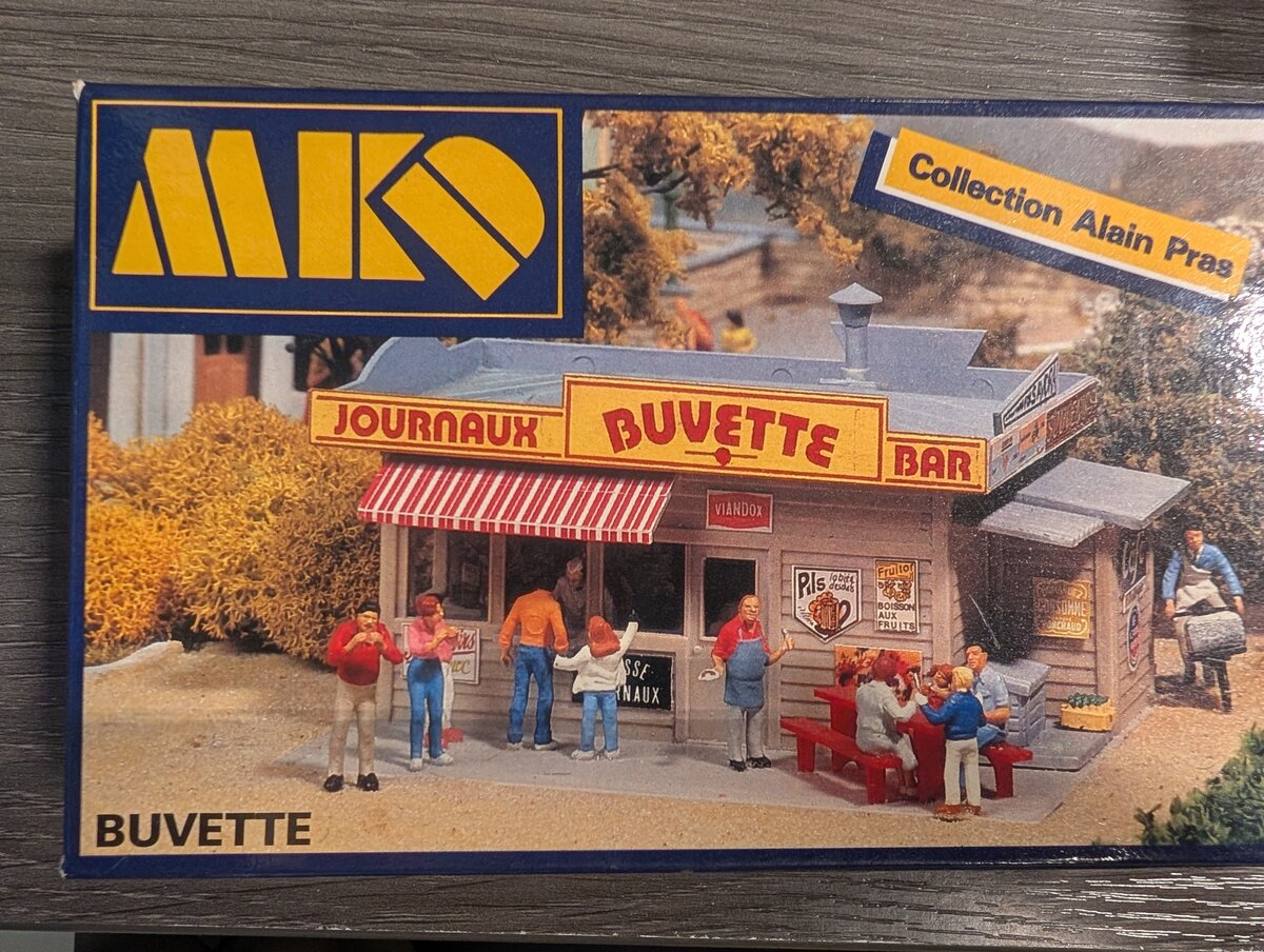 MKD 675 HO Collection Alain Pras Buvette Cafe Building Kit