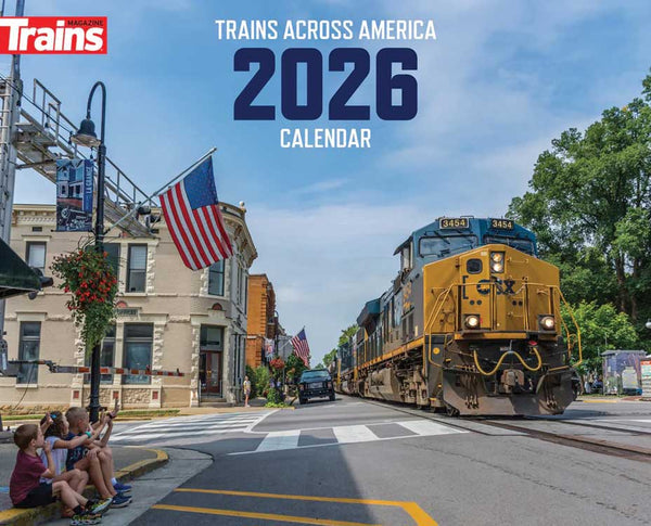 Kalmbach 68216 2026 Trains Across America Calendar