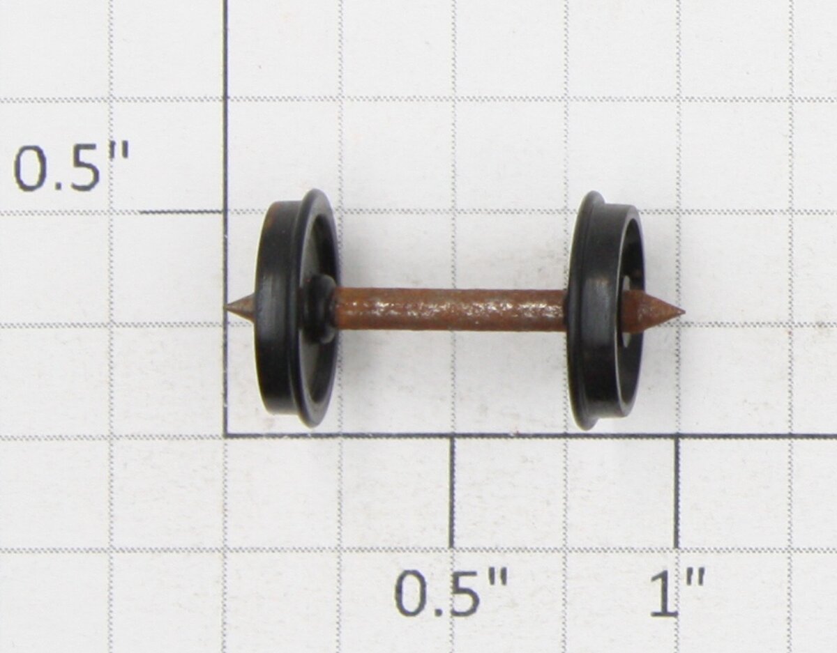 Roundhouse 28056 HO Black Lead Truck Wheel Set