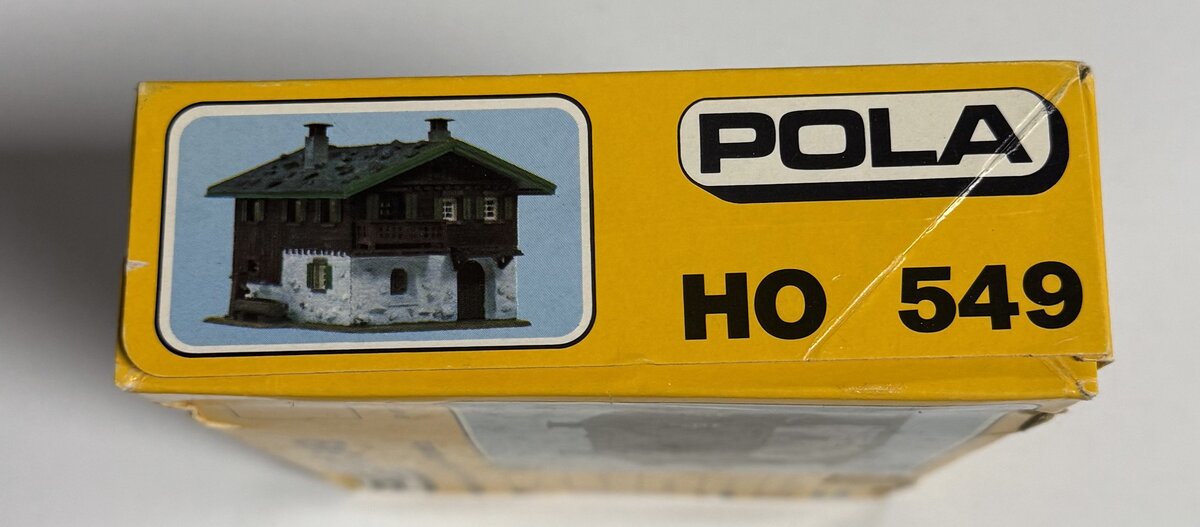 Pola 549 HO Scale Mountain Farm House Plastic Model Building Kit