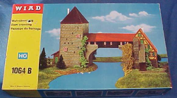 Wiad 1064B HO Dam Crossing Plastic Building Kit