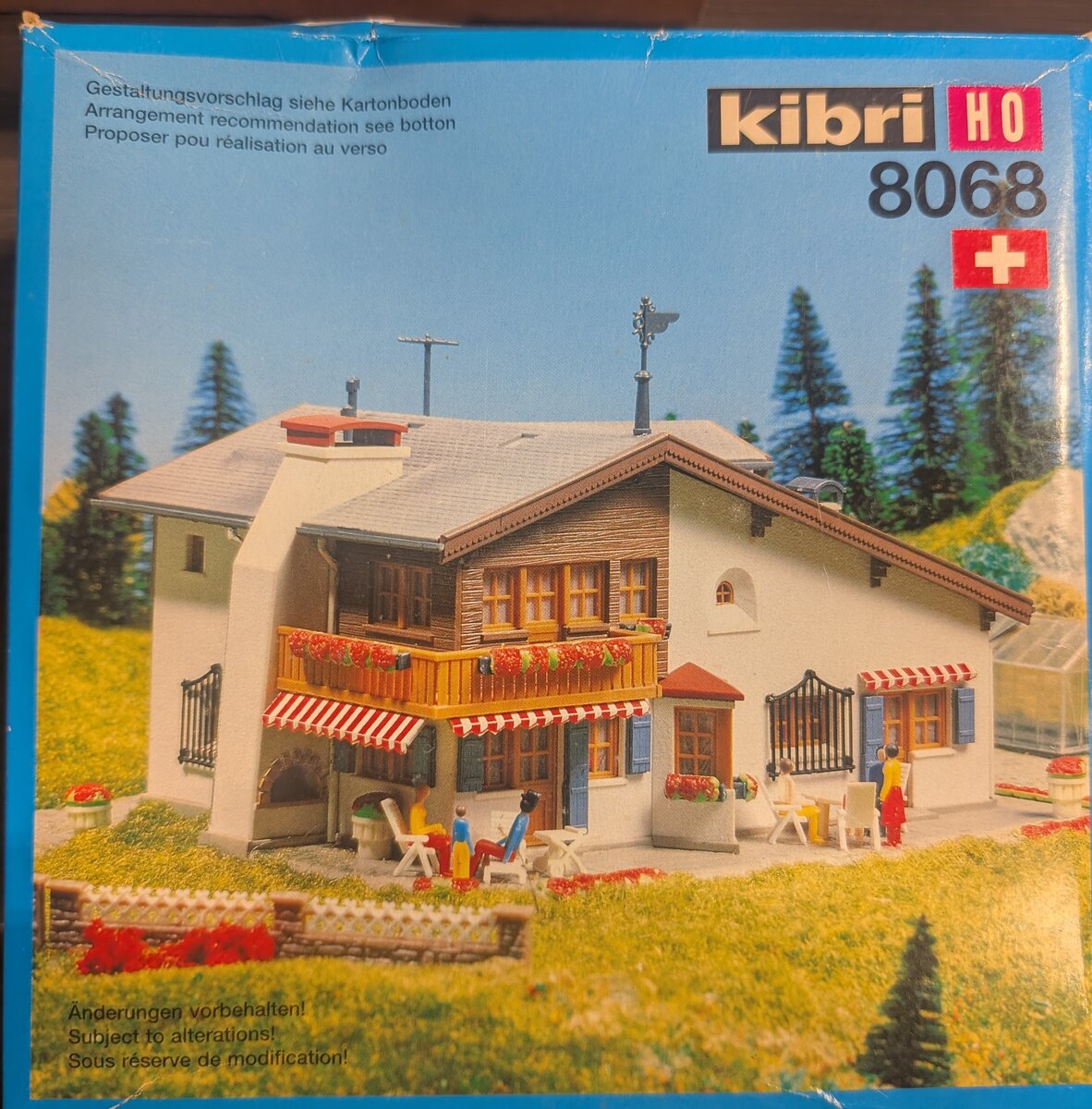 Kibri 8068 HO Mountain House Plastic Building Kit