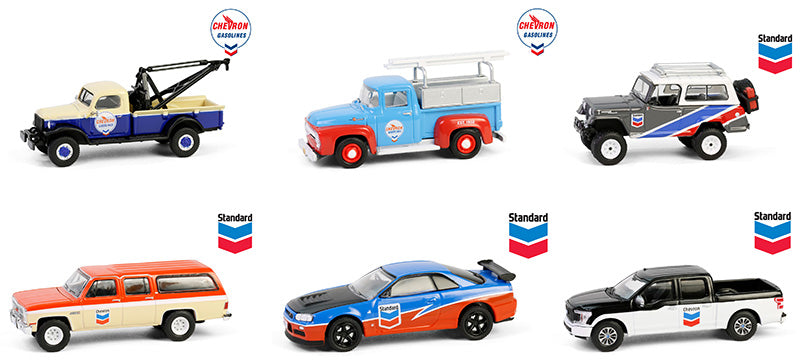 Greenlight Collectibles 41175-CASE 1:64 Chevron Special Edition Series 1 (6)